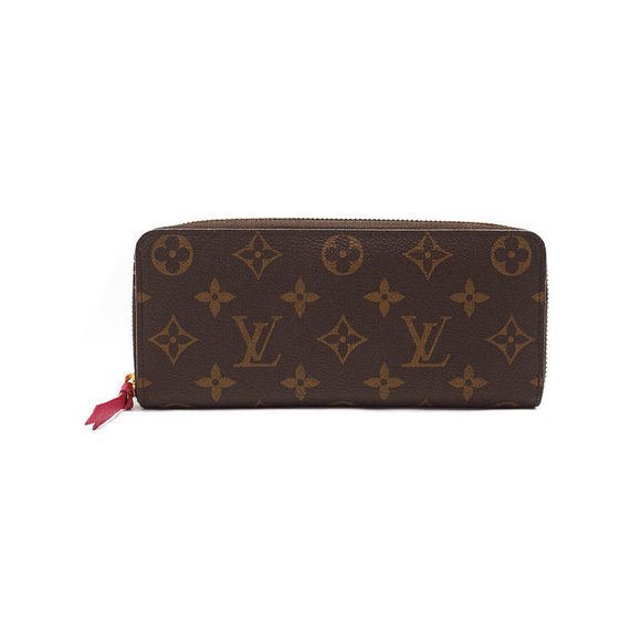 Louis Vuitton Portefeuille Clemence Zip Long Monogram Wallet - Picture 1 of 8